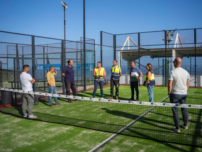 El Ayuntamiento de La Frontera recepciona la nueva cancha de pádel municipal, cofinanciada con el Gobierno de Canarias